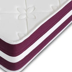 Materasso singolo 80x190cm doppio strato memory antiacaro H. 24cm Superior Memory
