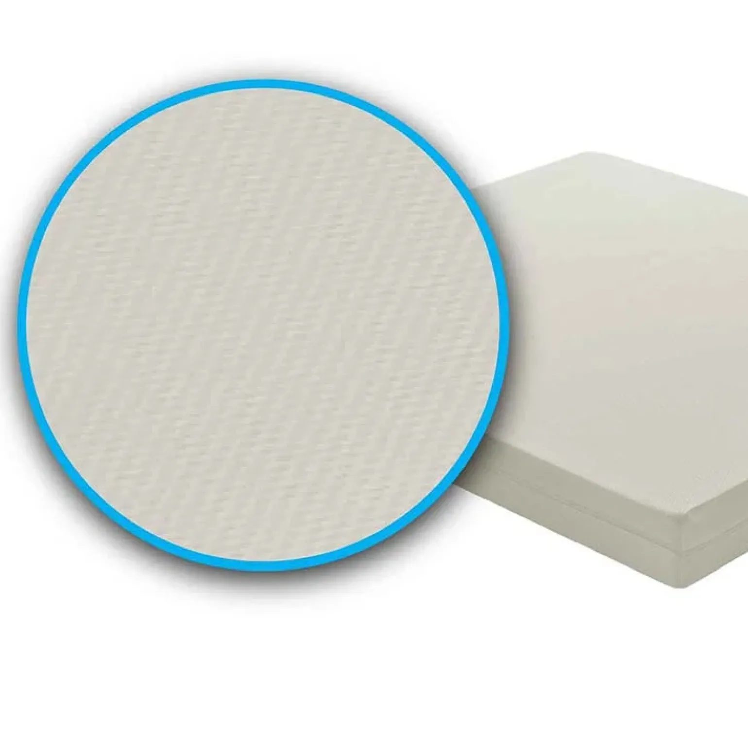 Materasso 140x200cm alla francese sfoderabile schiumato ad acqua Easy