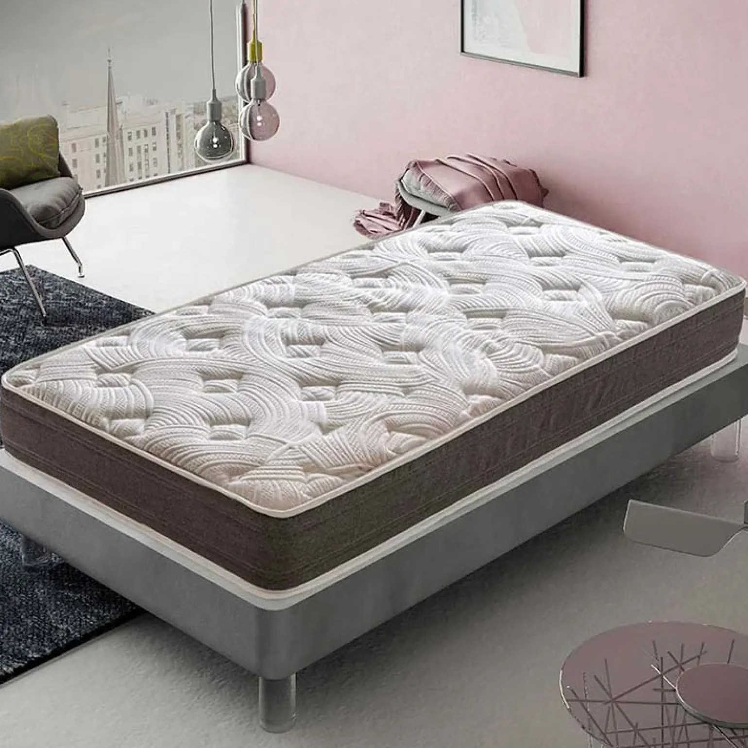 Materasso 90x190cm per letto singolo schiumato ad acqua Dream