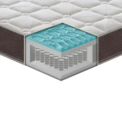 Materasso 90x190cm singolo memory traspirabile imbottito Perla