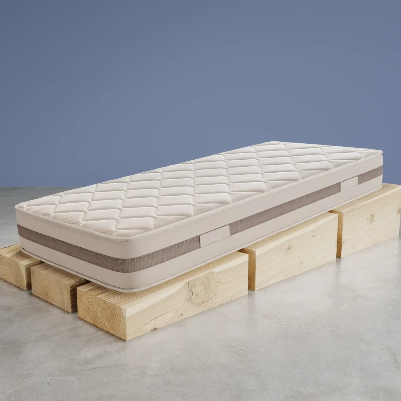 Materasso 90x200cm singolo schiumato ad acqua Ambra