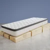 Materasso 120x190cm una piazza e mezza memory con molle Premium