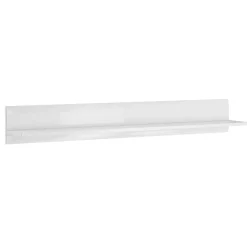 Mensola 180x22h cm da parete bianco opaco e lucido Maiorca