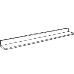 Mensola 158x10h cm da parete moderna soggiorno sherwood oak Juvena
