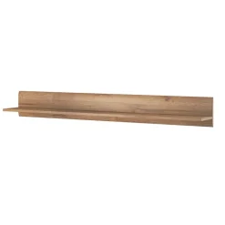 Mensola 180x22h cm da parete soggiorno moderna rovere Maiorca