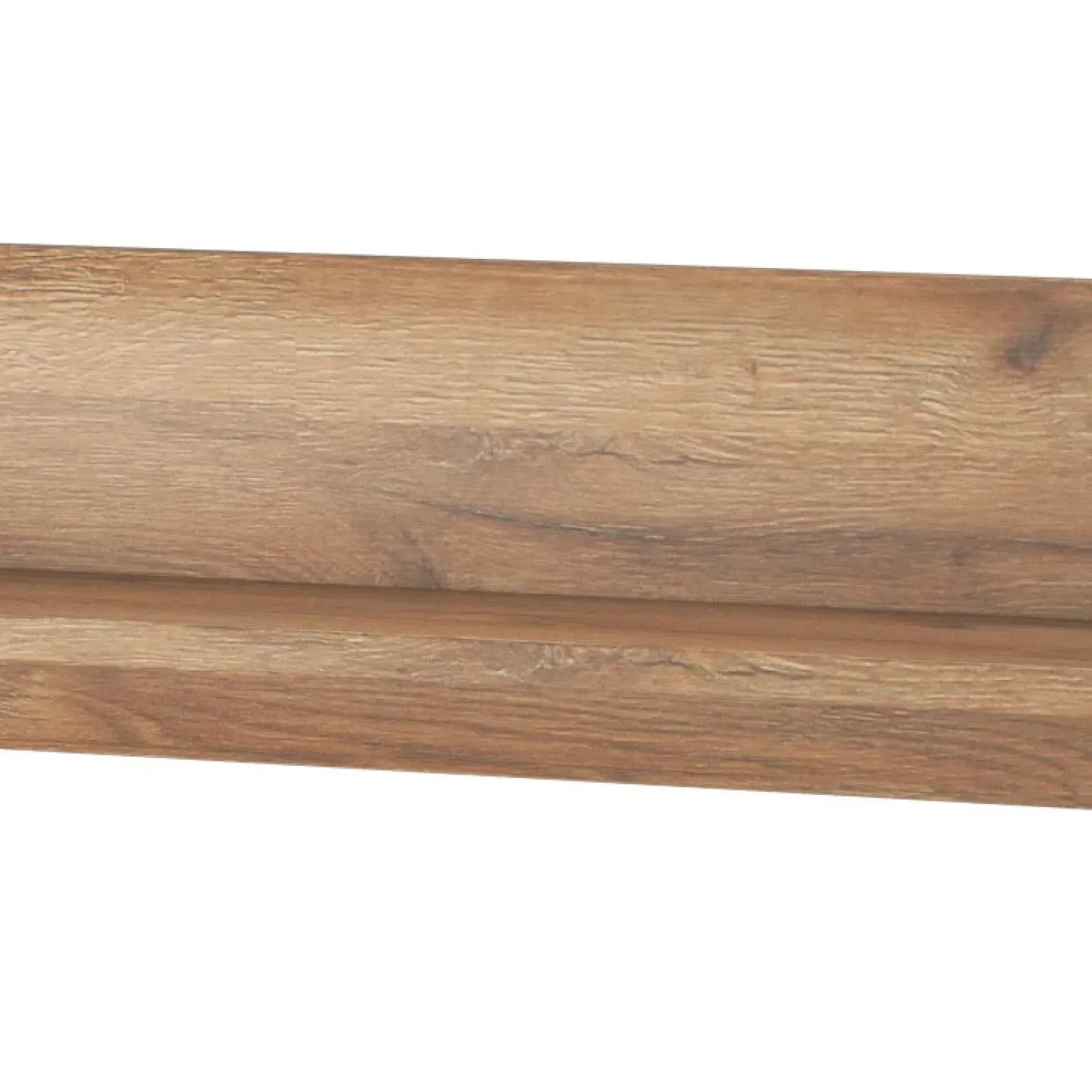 Mensola 180x22h cm da parete soggiorno moderna rovere Maiorca
