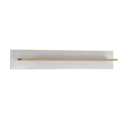 Mensola 107x19h cm moderna soggiorno bianco lucido Alia Gihome®