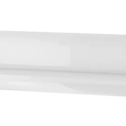 Mensola 160x22h cm soggiorno moderna bianco opaco e lucido Maiorca