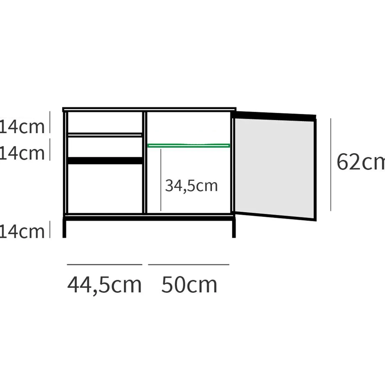 Mobile bagno a terra 100cm con lavabo e colonna 3 ante 1 cassetto rovere bianco Jasmund