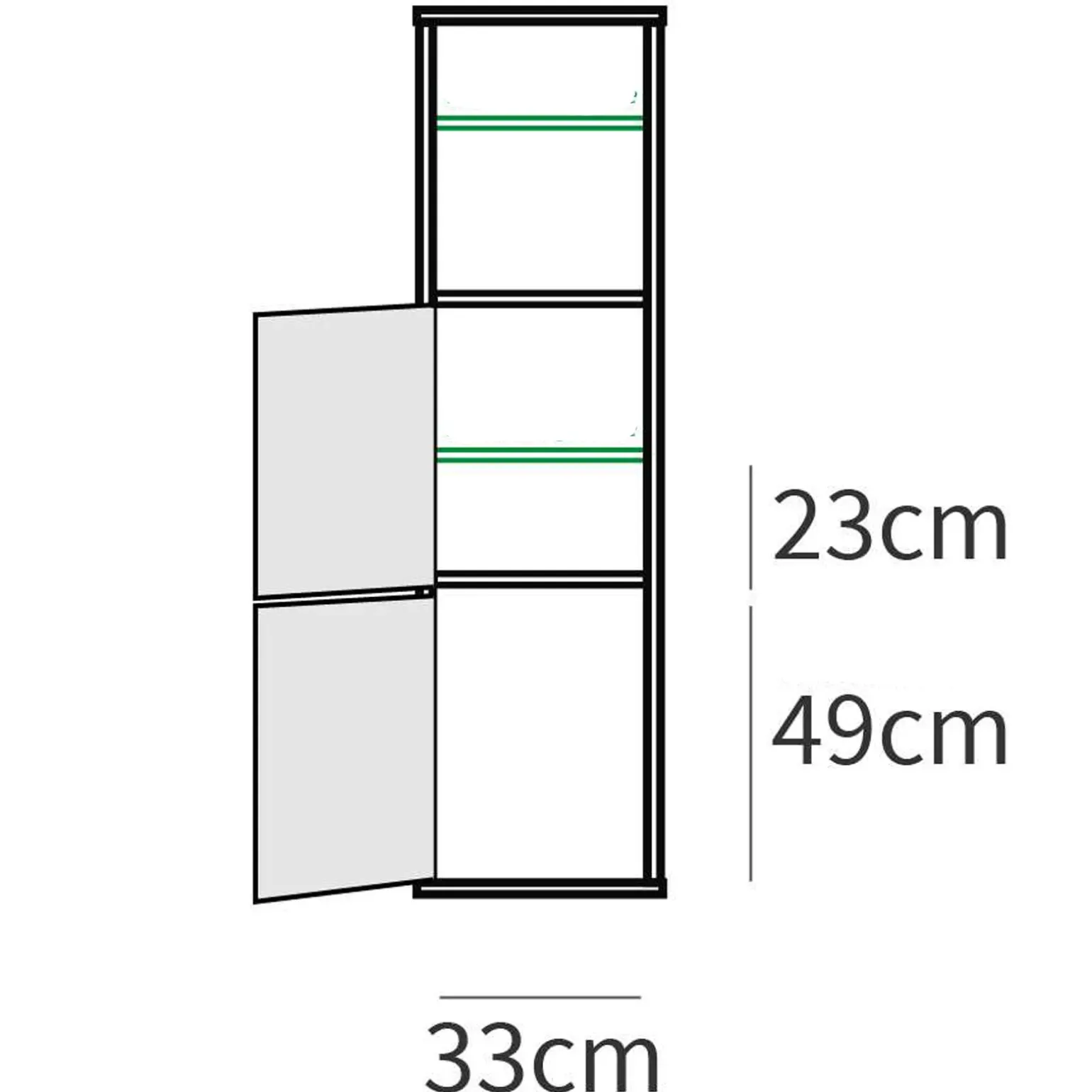 Mobile bagno a terra 100cm con lavabo e colonna 3 ante 1 cassetto rovere bianco Jasmund