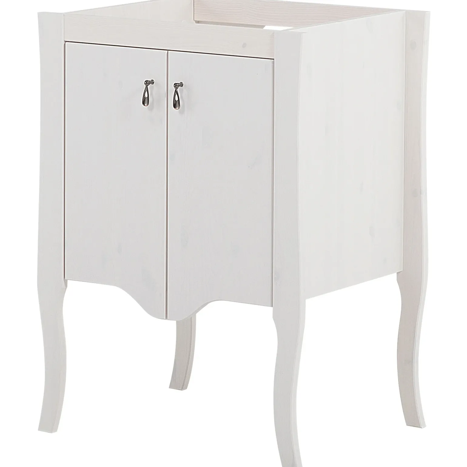 Mobile bagno classico 60cm con lavabo 2 ante bianco Brigit