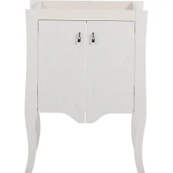 Mobile bagno classico 60cm con lavabo 2 ante bianco Brigit