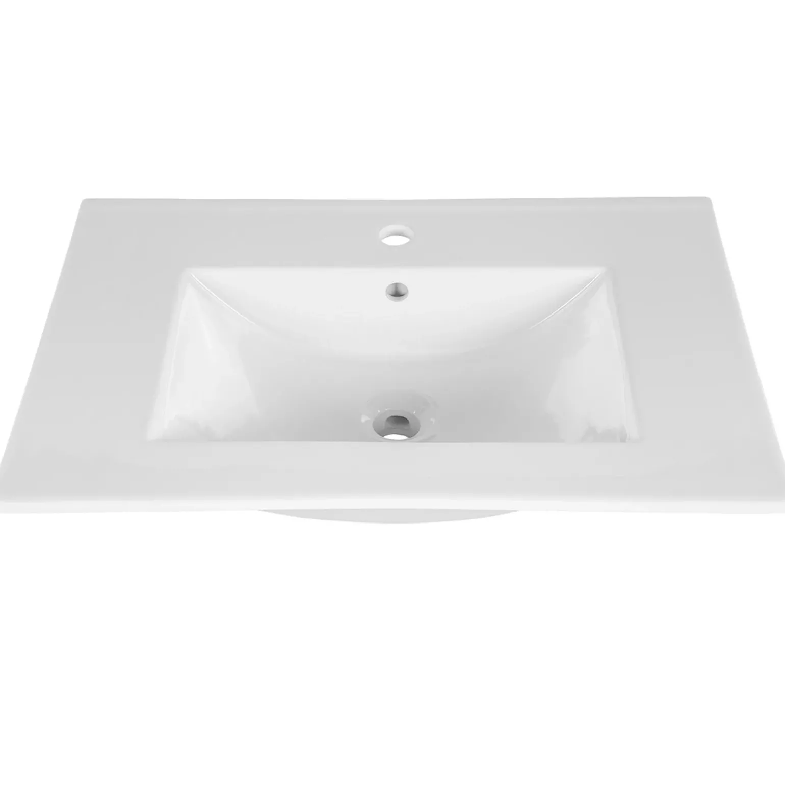Mobile bagno classico 60cm con lavabo 2 ante bianco Brigit