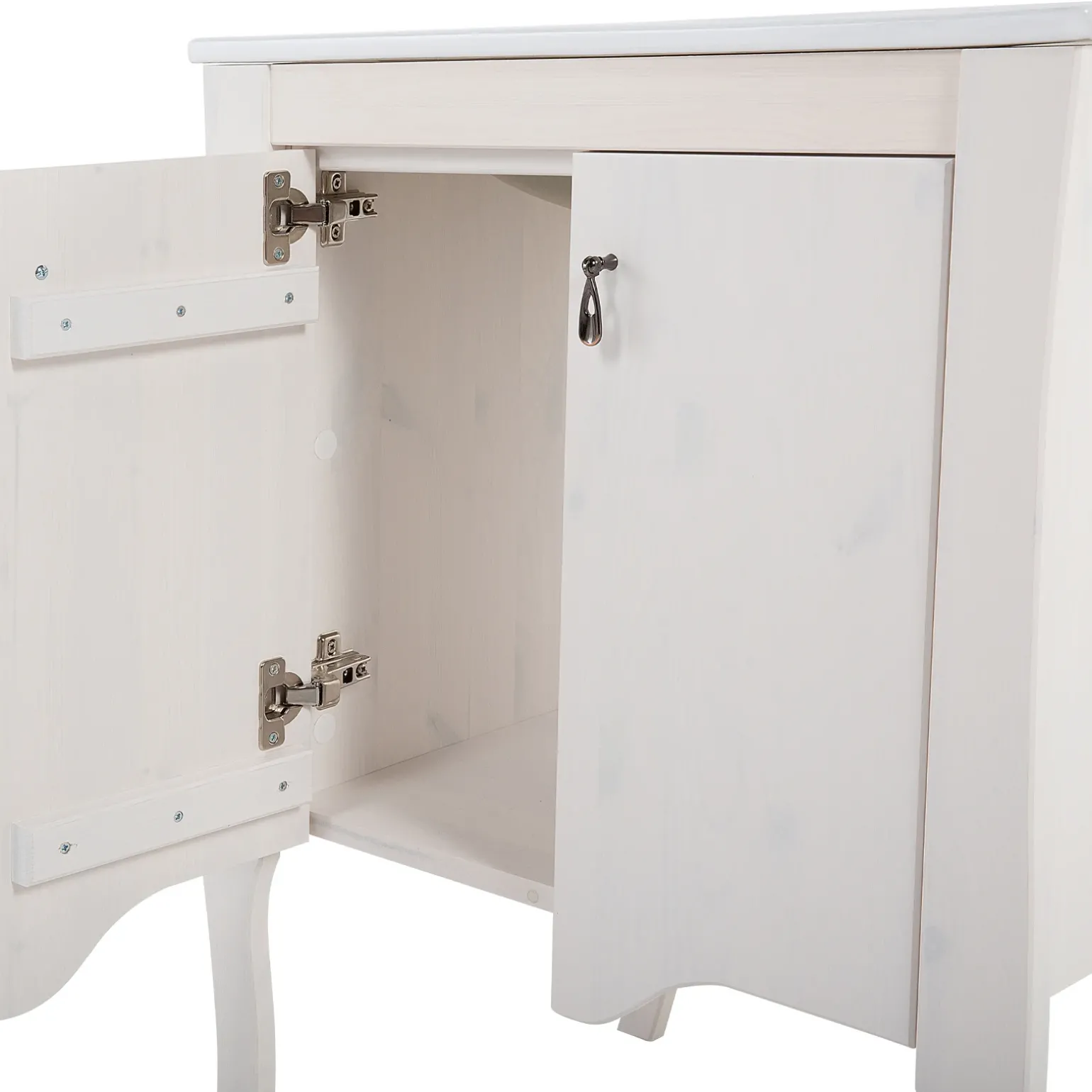 Mobile bagno classico 60cm con lavabo 2 ante bianco Brigit