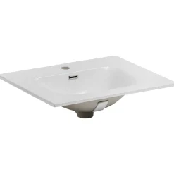 Mobile bagno sospeso cannettato 80cm con lavabo rovere Pretty