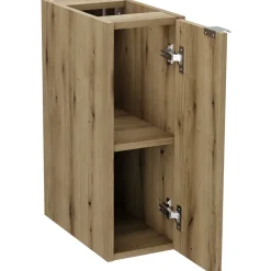 Mobile bagno sospeso cannettato 140cm 5 ante verde salvia rovere Greeny