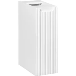 Mobile bagno sospeso cannettato 80cm bianco rovere Cleany