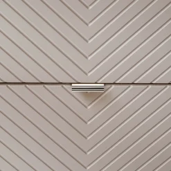 Mobile bagno sospeso 160cm 4 cassetti e portabiancheria beige cashmere Neutry
