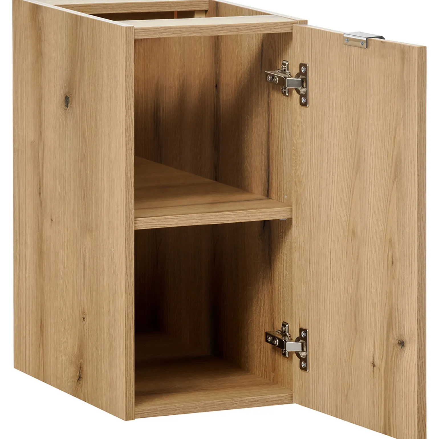 Mobile bagno sospeso 90cm 2 cassetti 1 anta rovere Rovery