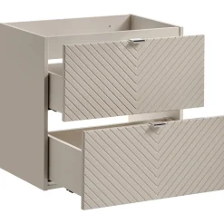 Mobile bagno sospeso 140cm 4 cassetti beige cashmere Neutry