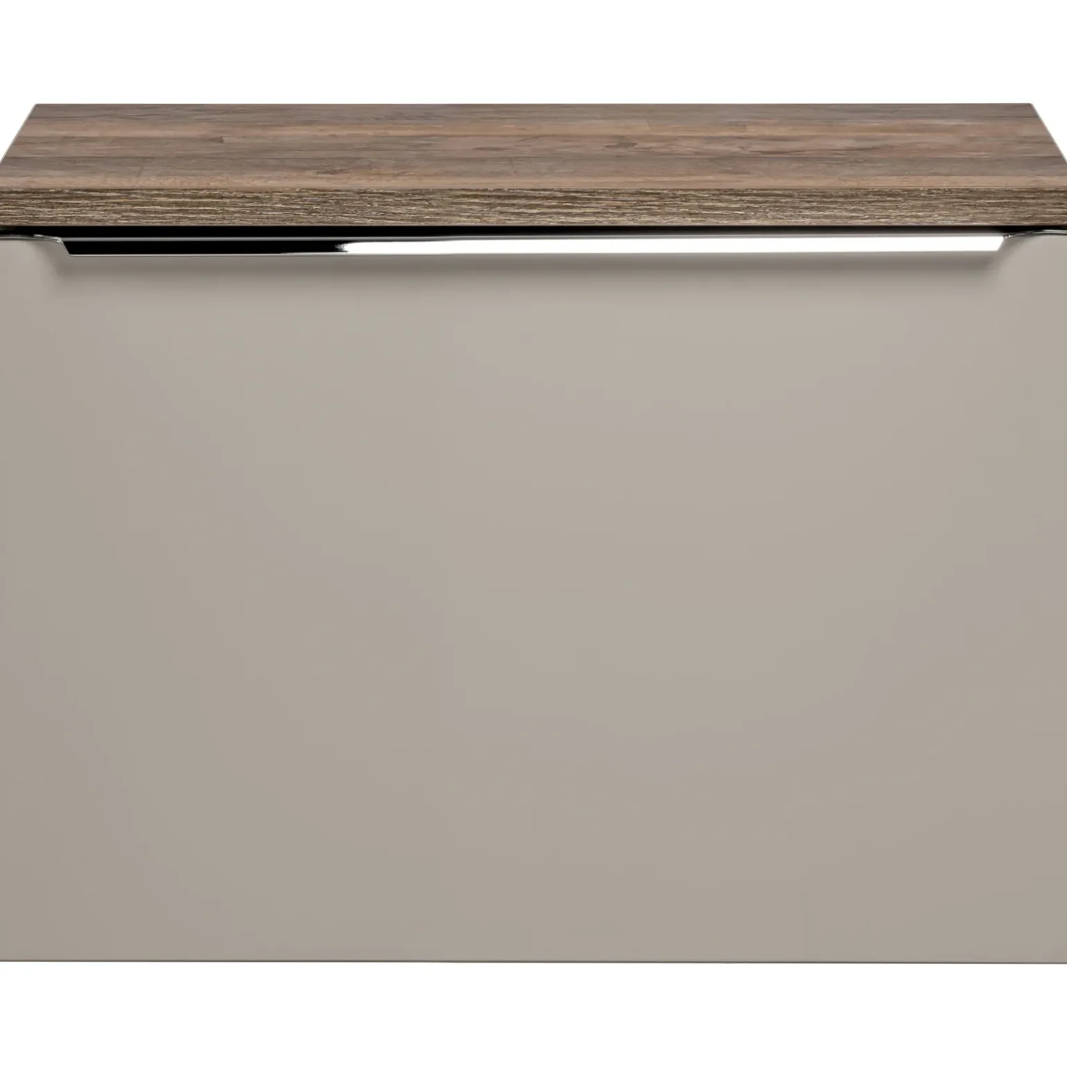 Mobile bagno sospeso 60cm 1 cassettone e 1 cassetto attrezzato grigio quercia Serif