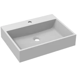 Mobile bagno sospeso 90cm con lavabo, colonna e pensile cannettato bianco Lusso