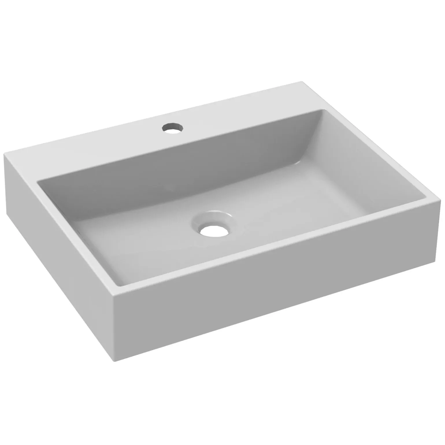 Mobile bagno sospeso 90cm con lavabo, colonna e pensile cannettato bianco Lusso