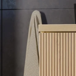 Mobile bagno sospeso 120cm cannettato rovere Pretty