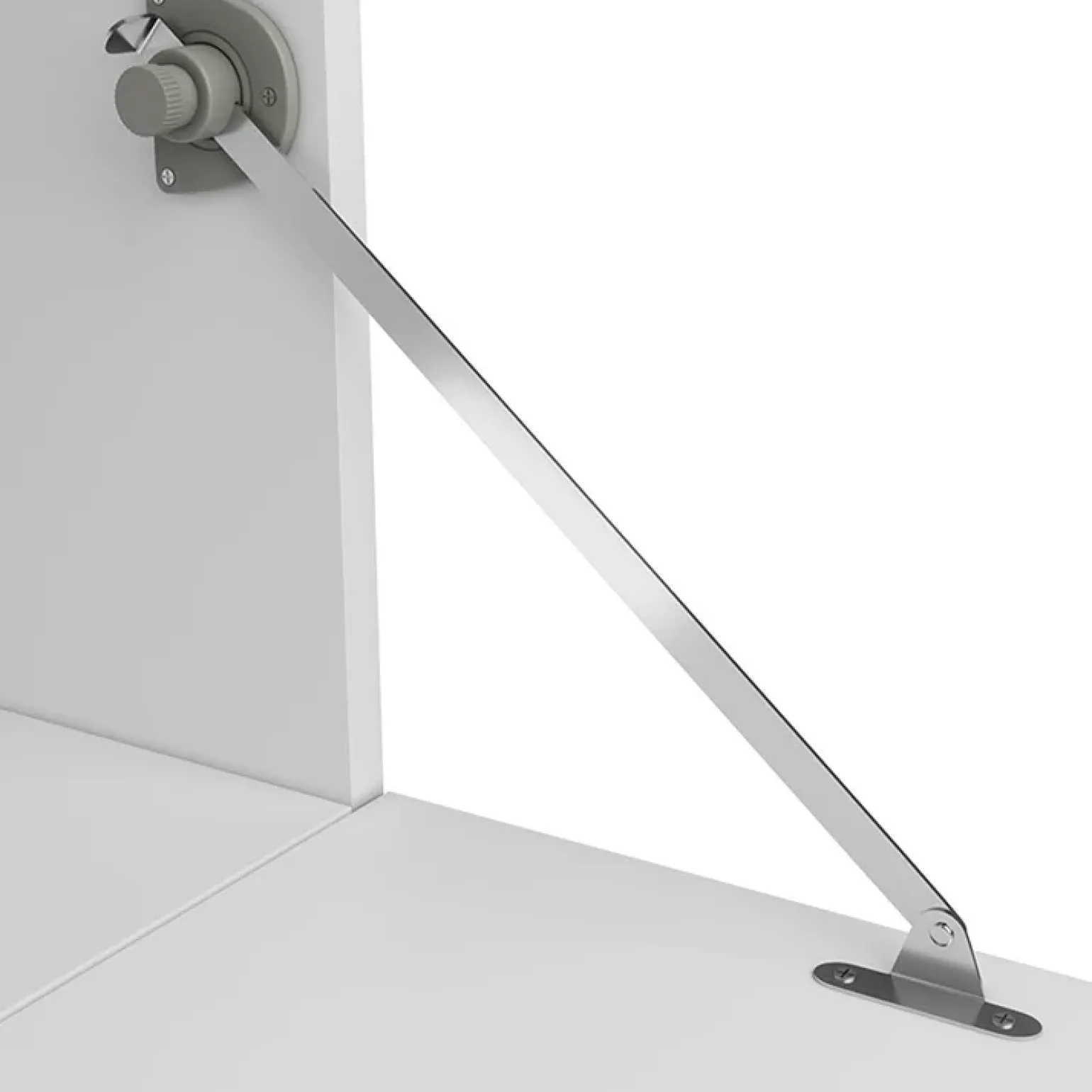 Mobile bagno sospeso 60cm con lavabo, specchio e colonne bianco lucido Teresa