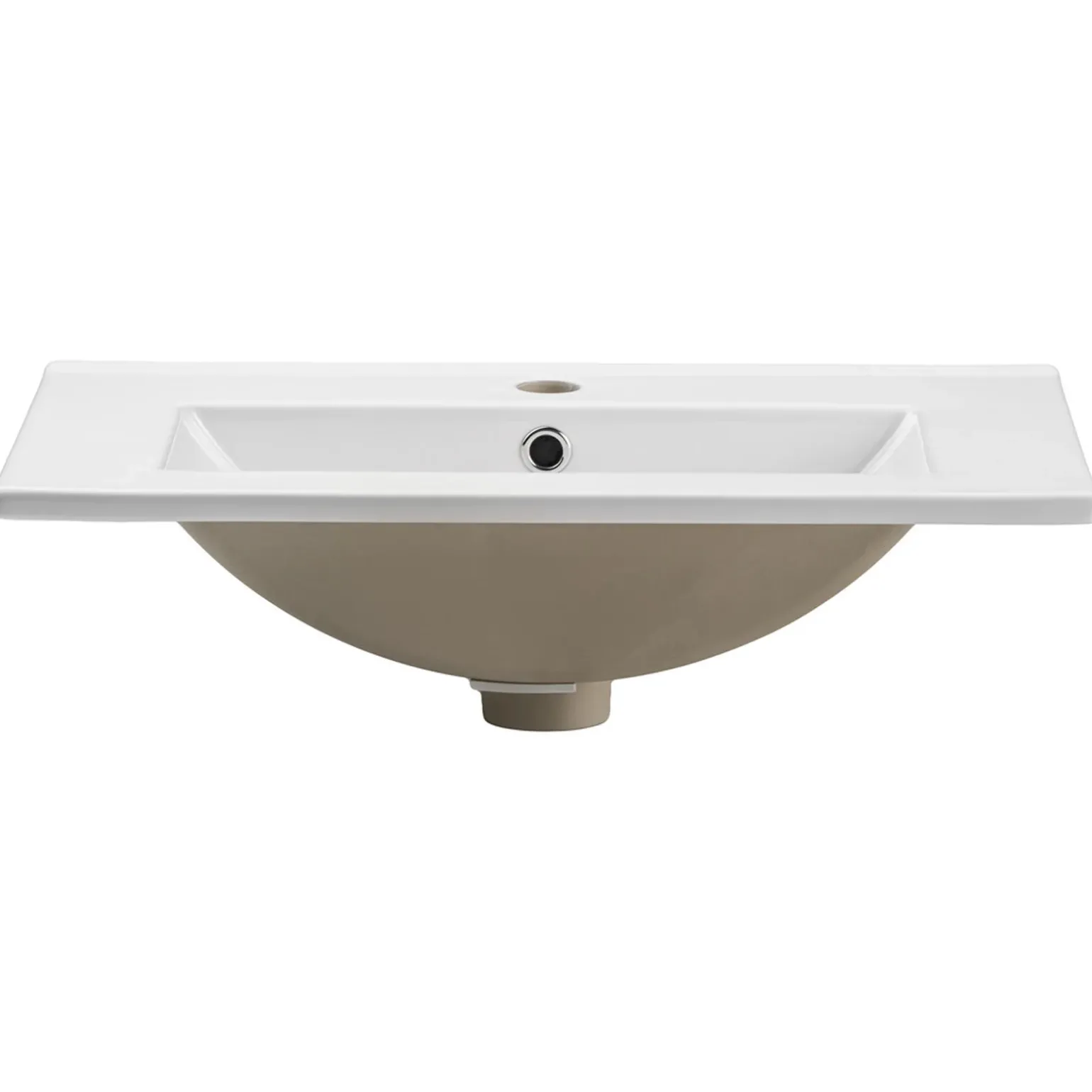 Mobile bagno sospeso 60cm con lavabo 2 ante beige cashmere Neutry