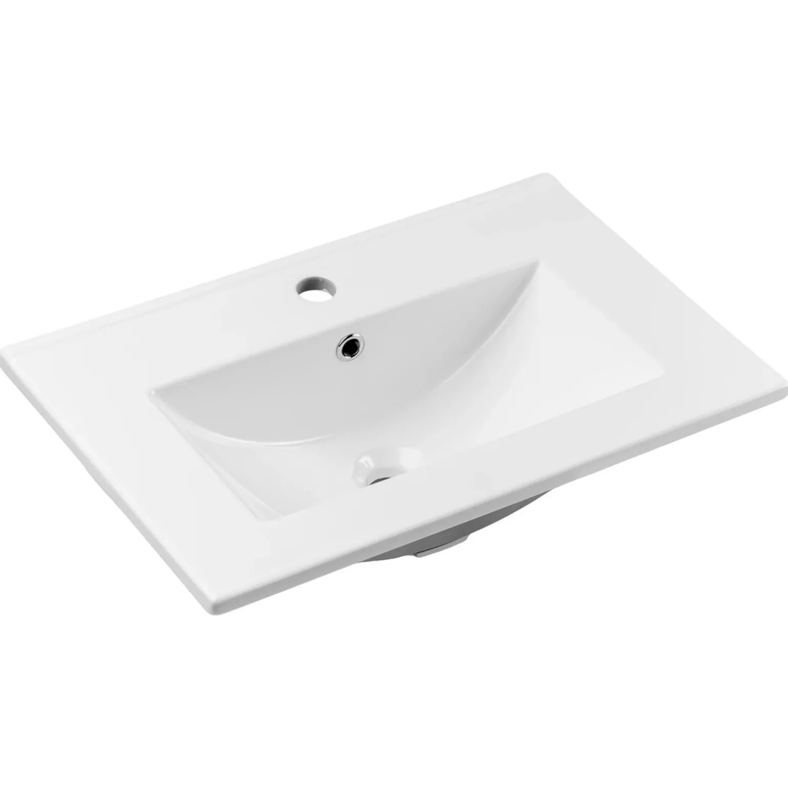 Mobile bagno sospeso 60cm con lavabo 2 cassetti beige cashmere Neutry