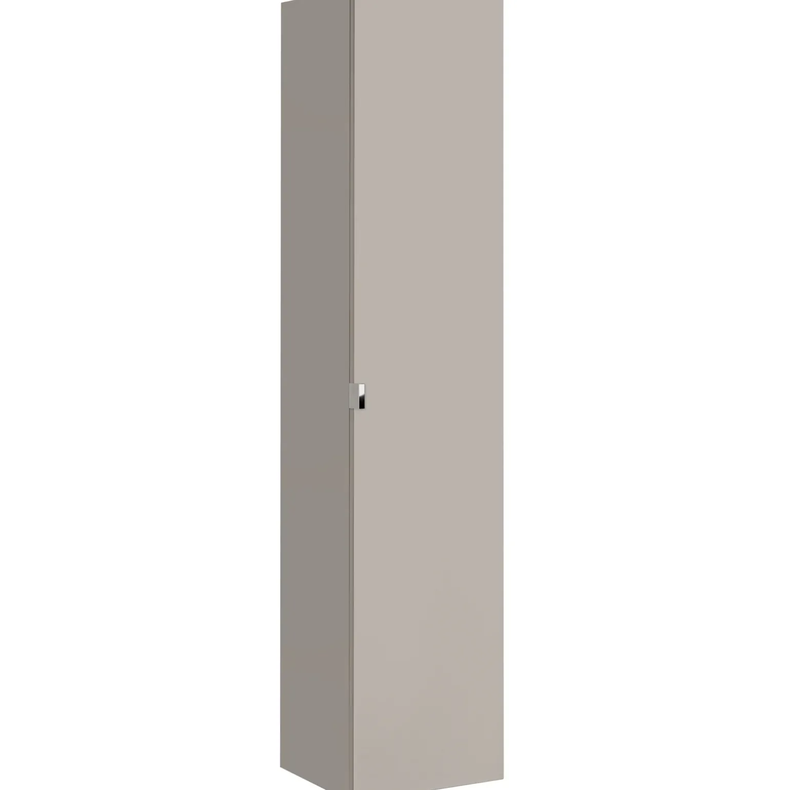 Mobile bagno sospeso 180cm con 2 lavabi, 2 mobili specchio e colonna grigio quercia Serif