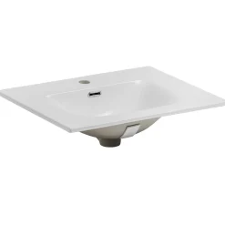 Mobile bagno sospeso 60cm cm con lavabo quercia antracite Limpid