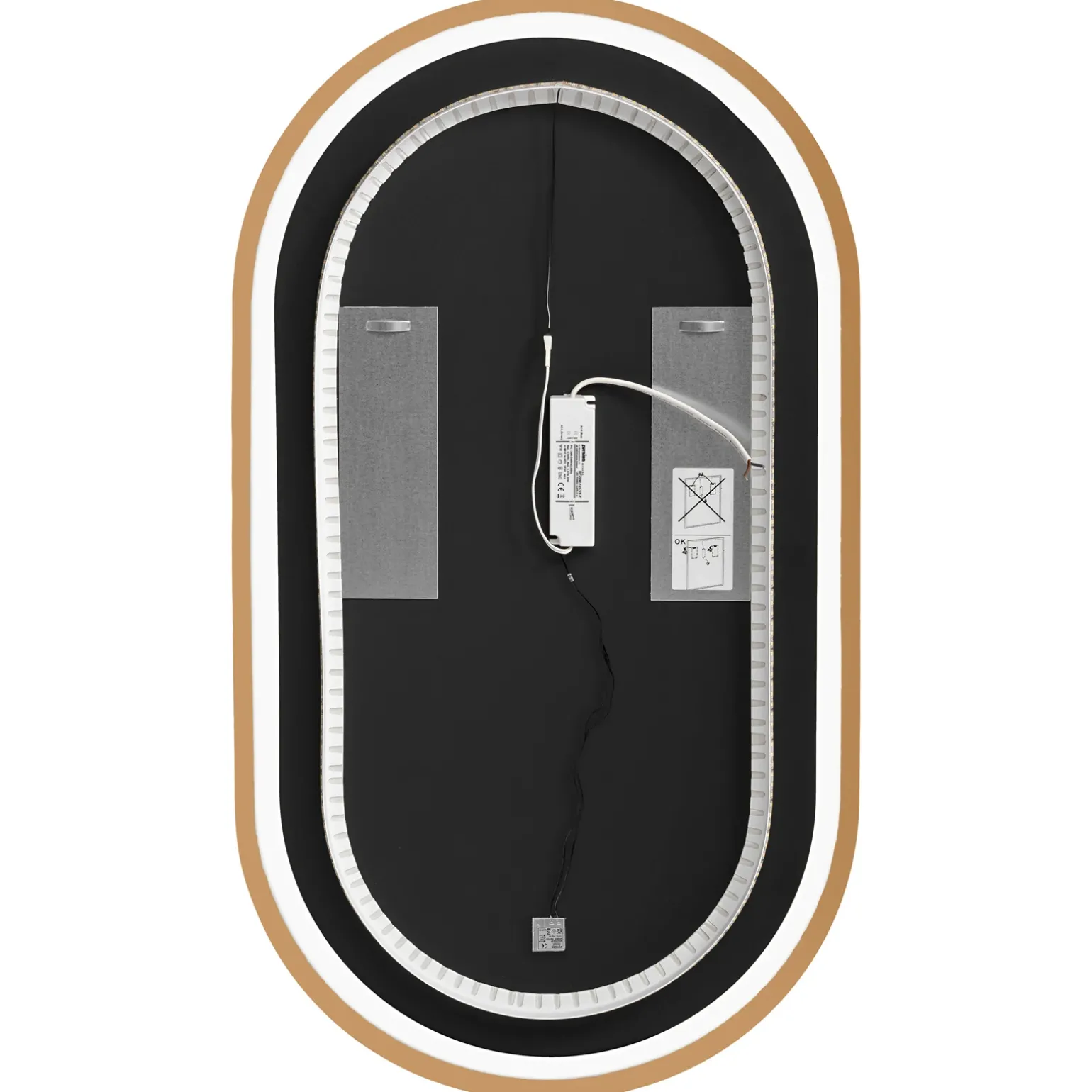 Mobile bagno sospeso 120cm con 2 lavabi, 2 specchi e colonna cannettato blu Deep