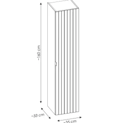 Mobile bagno sospeso 120cm con 2 lavabi, 2 specchi e colonna cannettato blu Deep