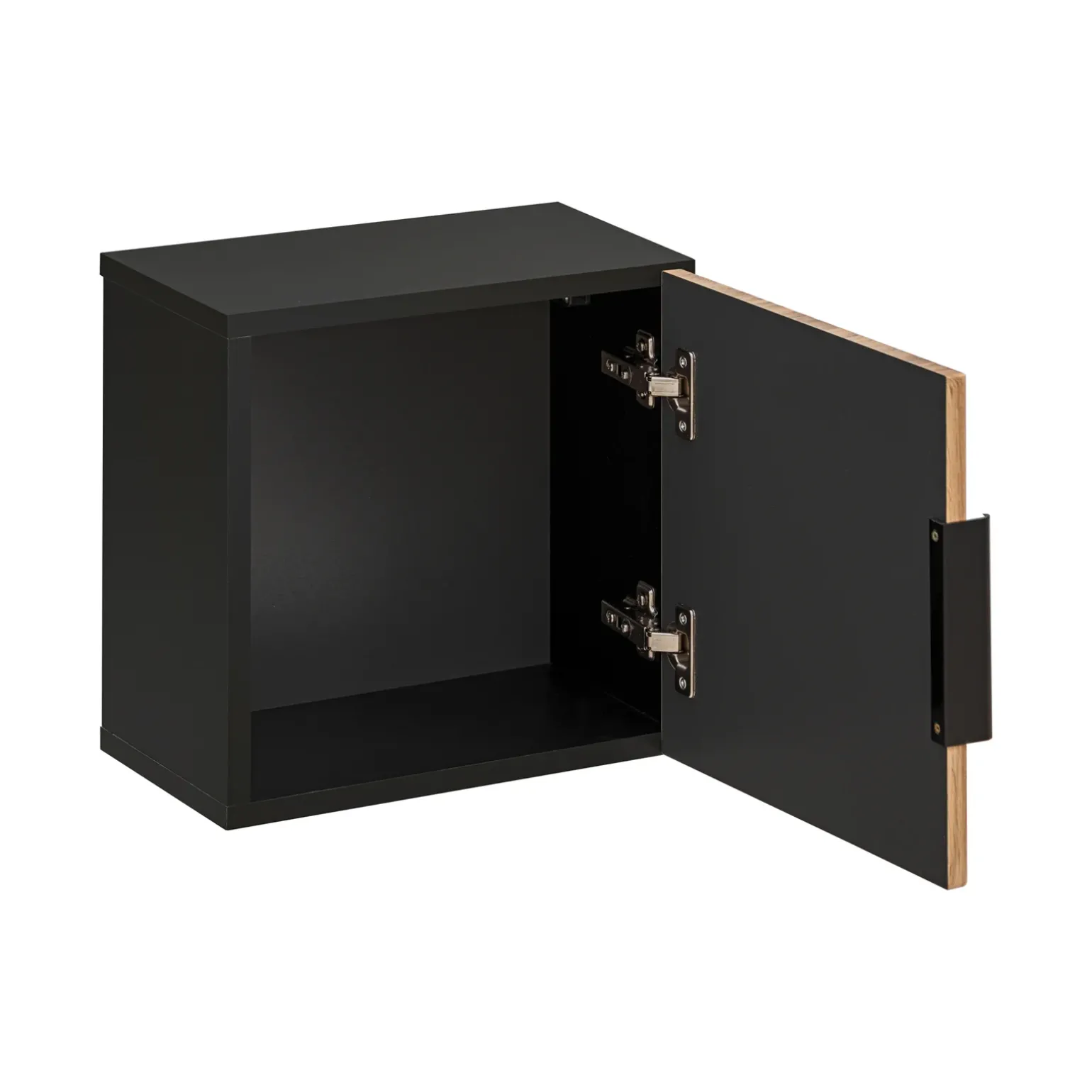Mobile bagno sospeso 120cm cm con 2 lavabi da incasso, 2 specchi, colonna e cubotti quercia antracite Limpid
