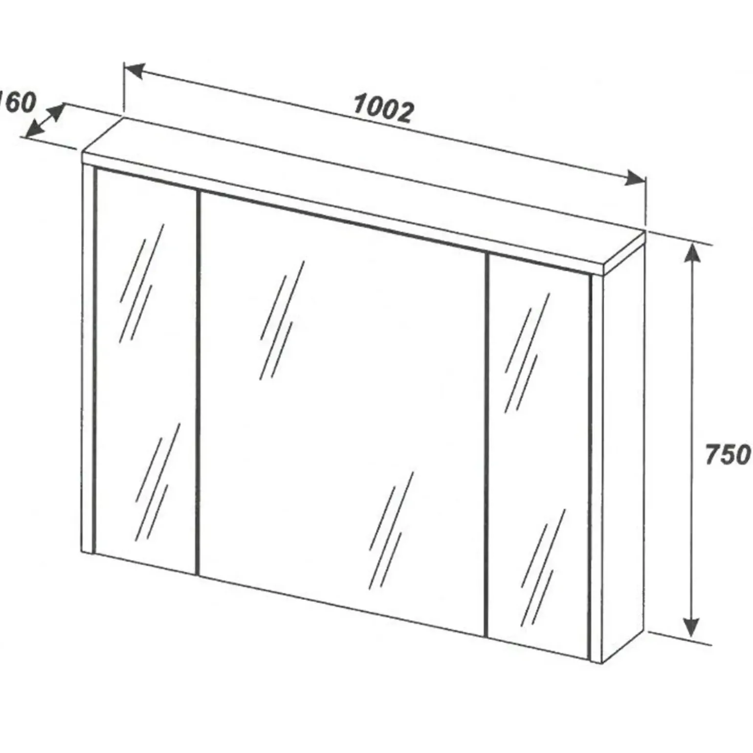 Mobile bagno sospeso 100cm con lavabo, mobile specchio e colonna rovere antracite Stony