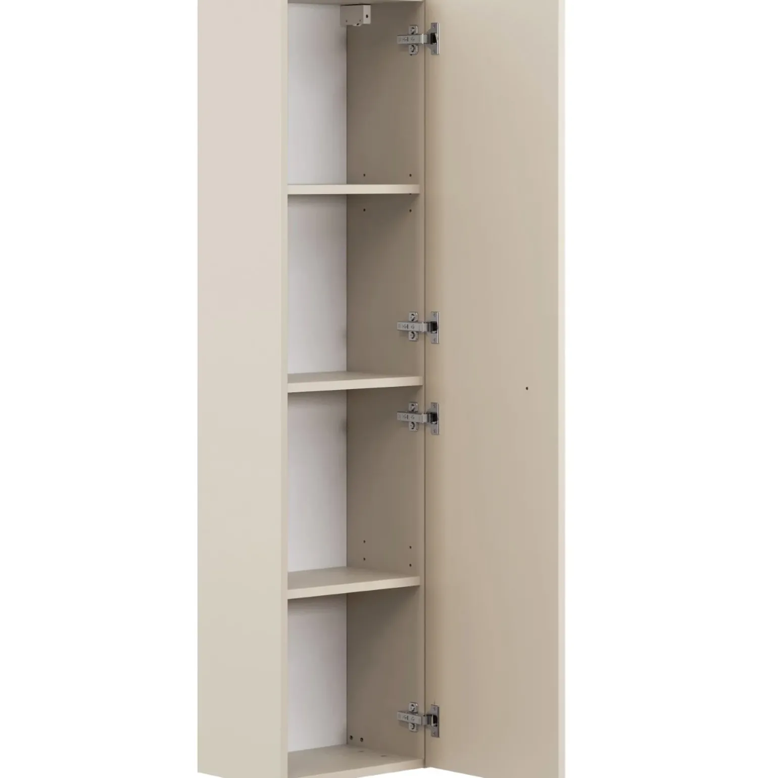 Mobile bagno sospeso fresato 60cm con colonna beige Sand