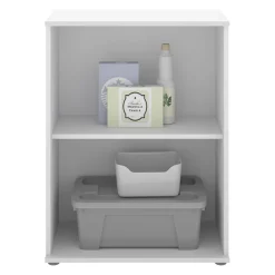 Mobile bagno 61x80h cm con 2 ante multiuso legno bianco Ander