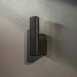 Mobile ingresso 120x203h cm con specchio rovere antracite stampa a righe San Francisco Gihome®