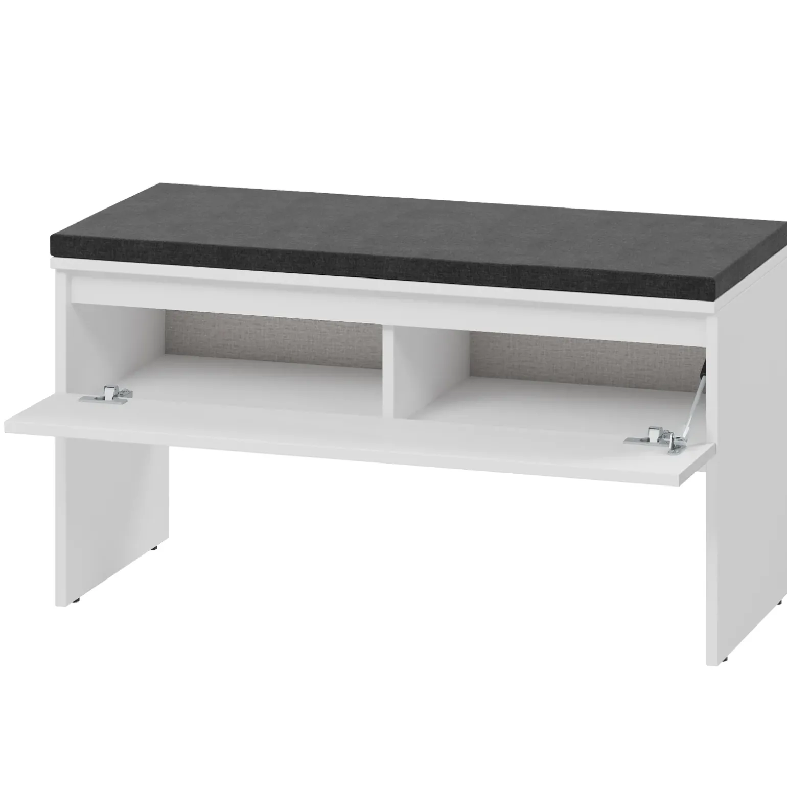 Mobile ingresso 200x230h cm con specchio appendiabiti bianco Accent