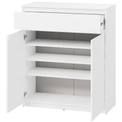 Mobile ingresso 300x200h cm con specchio appendiabiti armadio bianco Accent