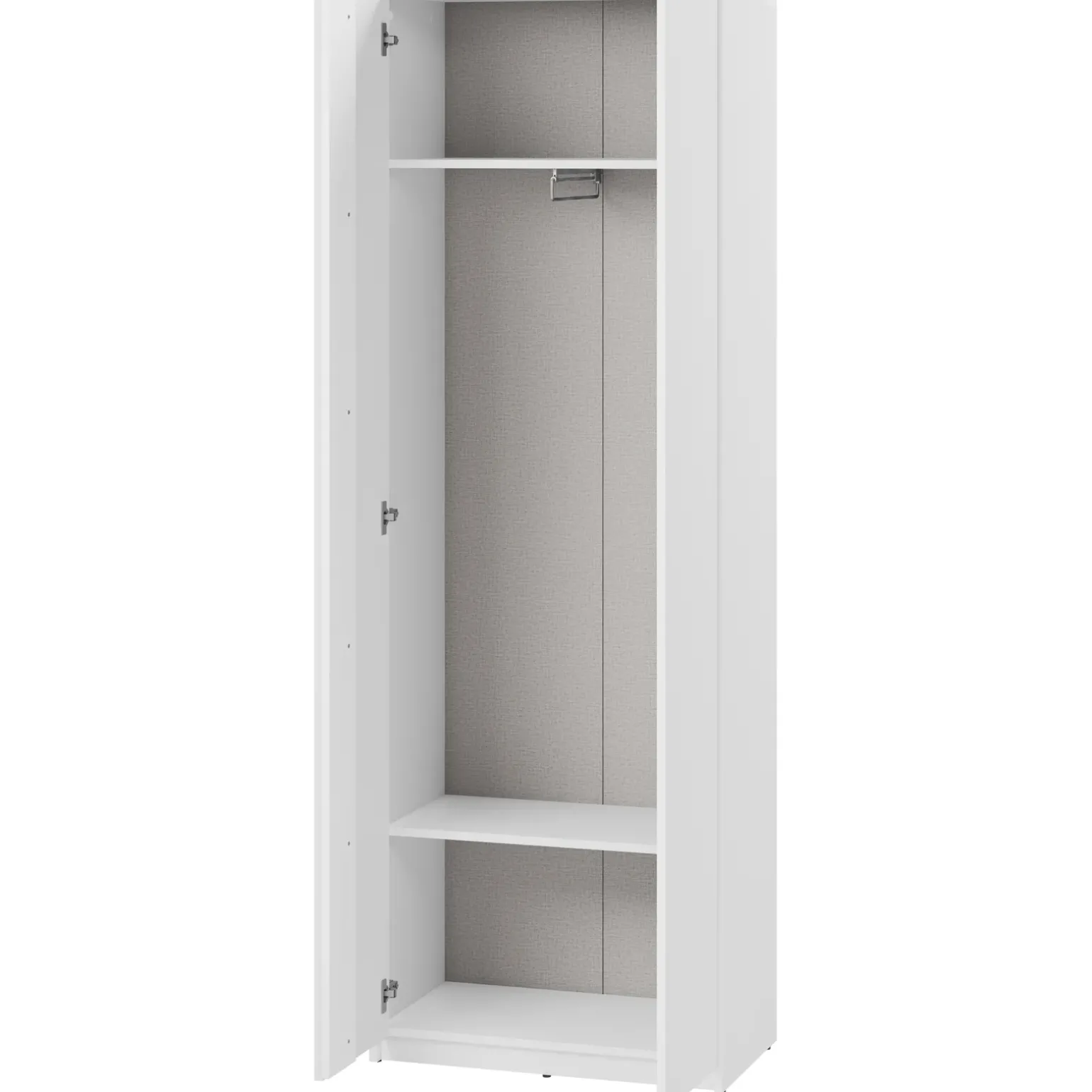 Mobile ingresso 300x200h cm con specchio appendiabiti armadio bianco Accent