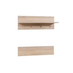 Mobile ingresso 140x193h cm moderno rovere Clarissa Gihome®