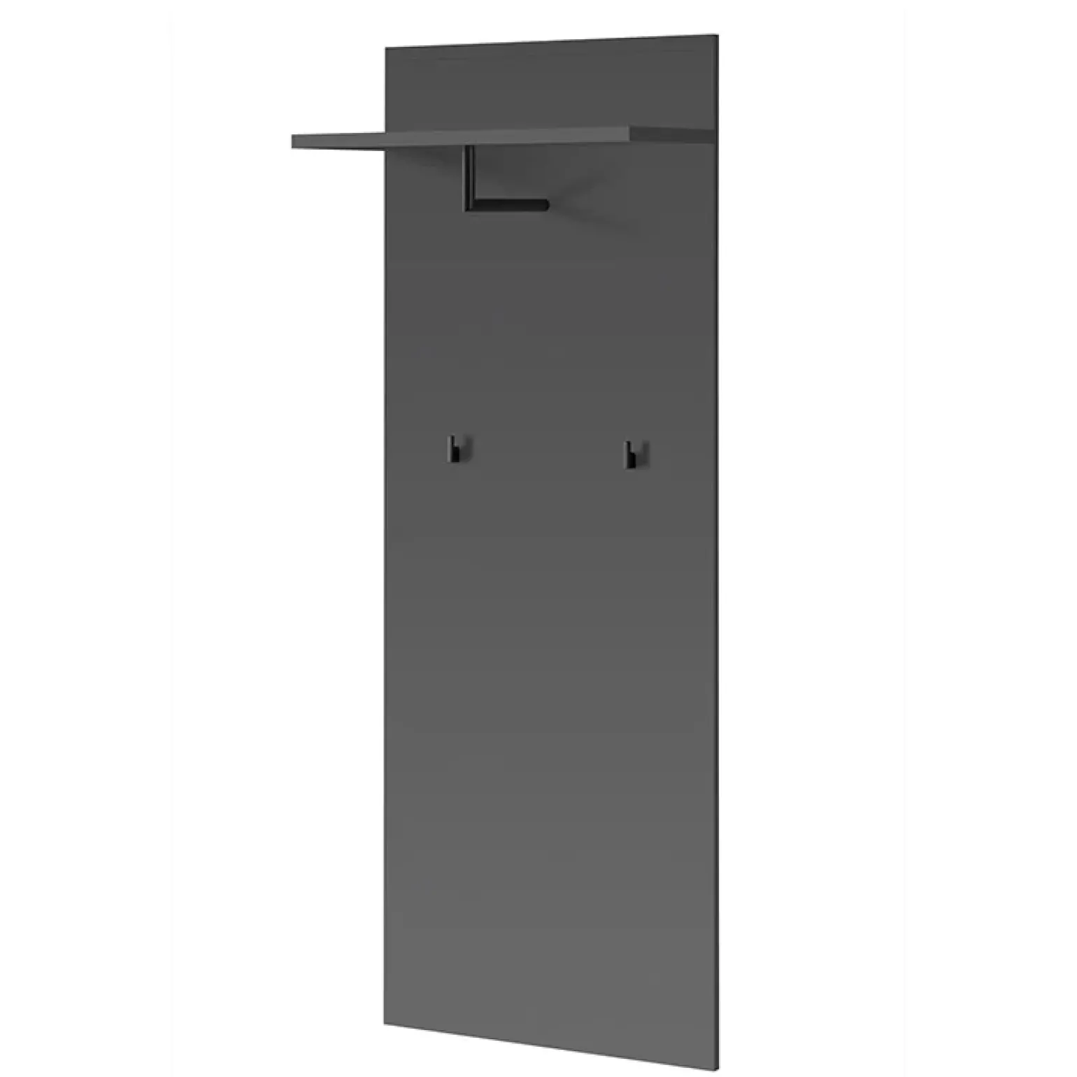 Mobile ingresso 90x203h cm moderno rovere antracite stampa a righe Arizona Gihome®