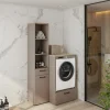 Mobile lavatrice 107x197h cm con colonna beige Wave