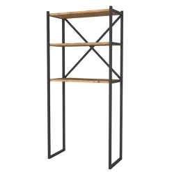 Mobile lavatrice 66x160h cm industrial metallo rovere Canarie