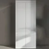 Mobile multiuso ingresso appendiabiti 78x187h cm moderno bianco lucido Eternity