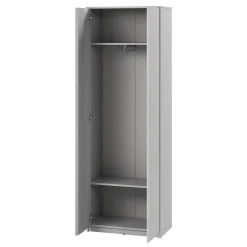 Mobile multiuso ingresso 69x200h cm appendiabiti grigio Accent
