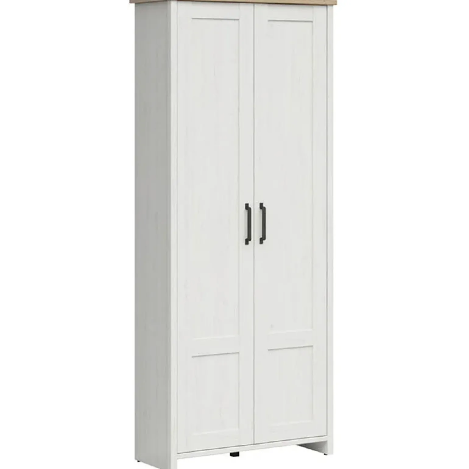 Mobile multiuso 85x201h cm 2 ante bianco frassinato rovere Lars